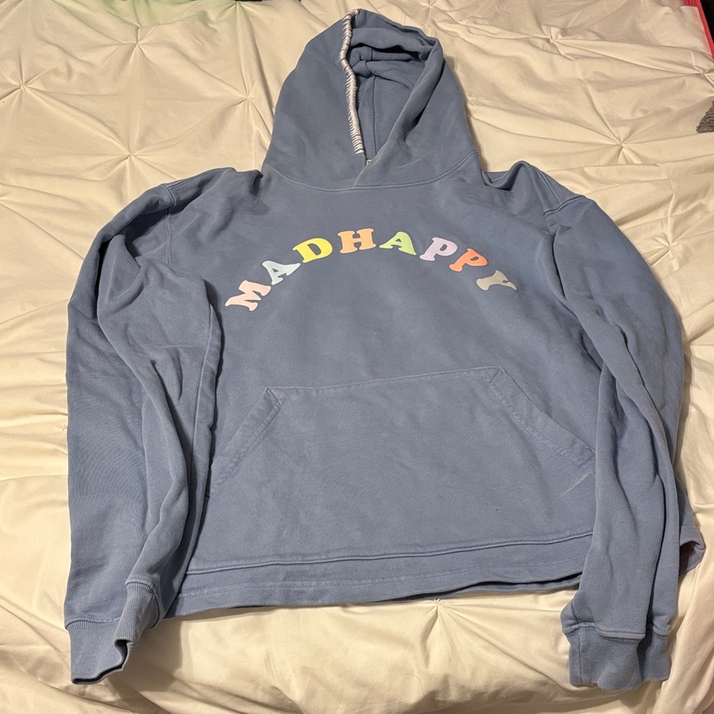 Madhappy Pastel Logo Blue Hoodie - Picture 3 of 3